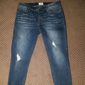 Hudson mid rise "Natalie" cropped jean NWT
